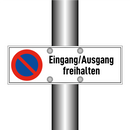 Eingang/Ausgang freihalten