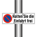 Halten Sie die Einfahrt frei