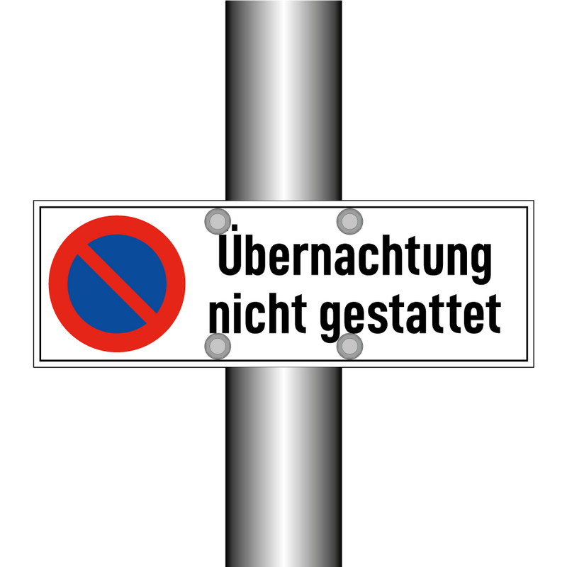 Übernachtung nicht gestattet