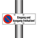 Eingang und Ausgang freihalten!