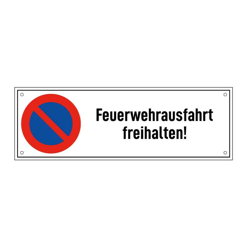 Feuerwehrausfahrt freihalten!