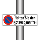 Halten Sie den Notausgang frei