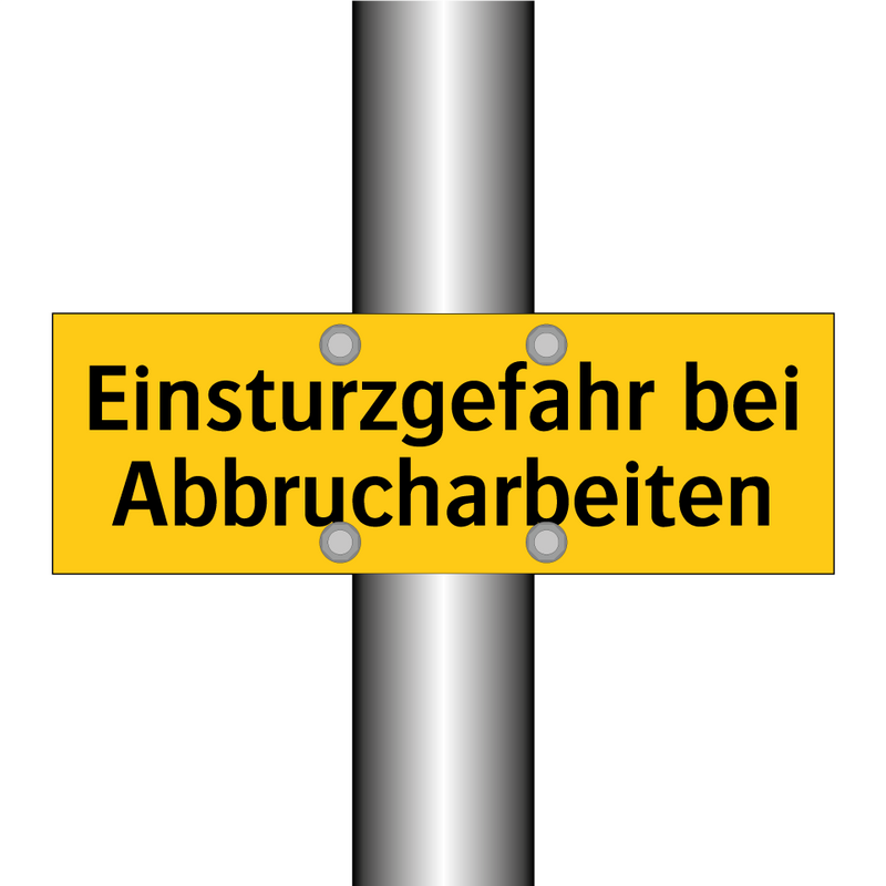 Einsturzgefahr bei Abbrucharbeiten