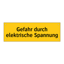 Gefahr durch elektrische Spannung