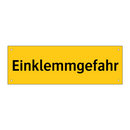 Einklemmgefahr
