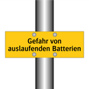 Gefahr von auslaufenden Batterien