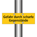 Gefahr durch scharfe Gegenstände