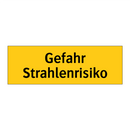 Gefahr Strahlenrisiko