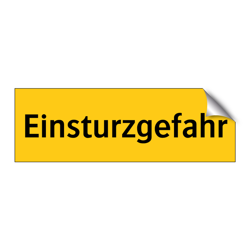 Einsturzgefahr