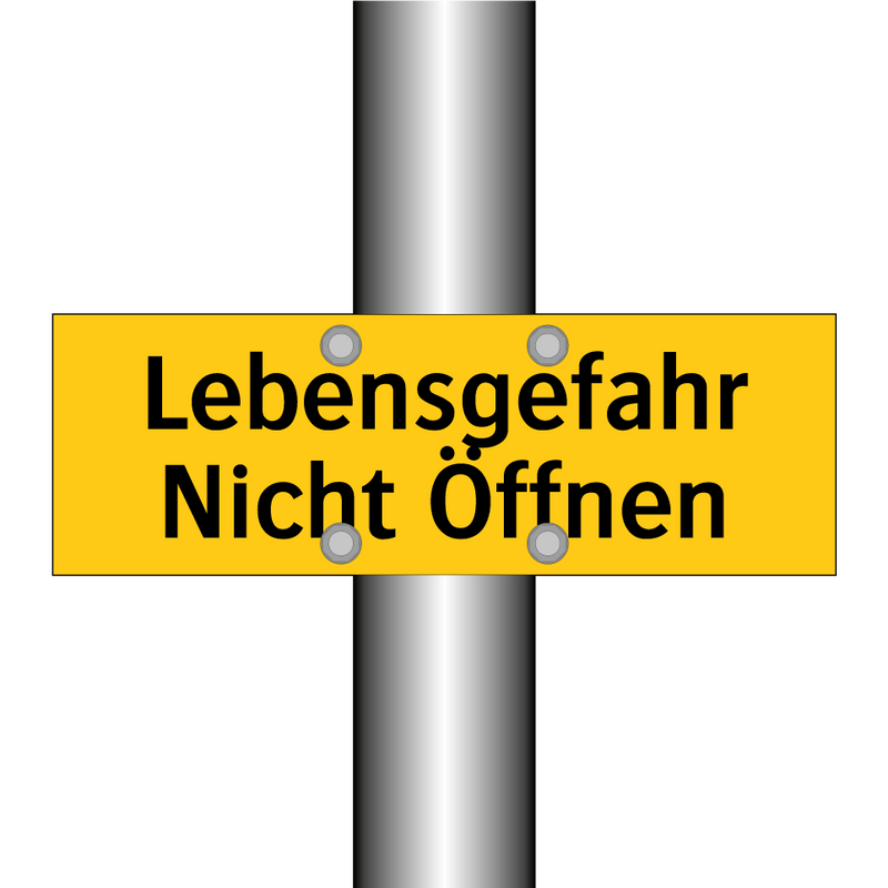 Lebensgefahr Nicht Öffnen