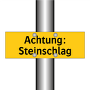 Achtung: Steinschlag
