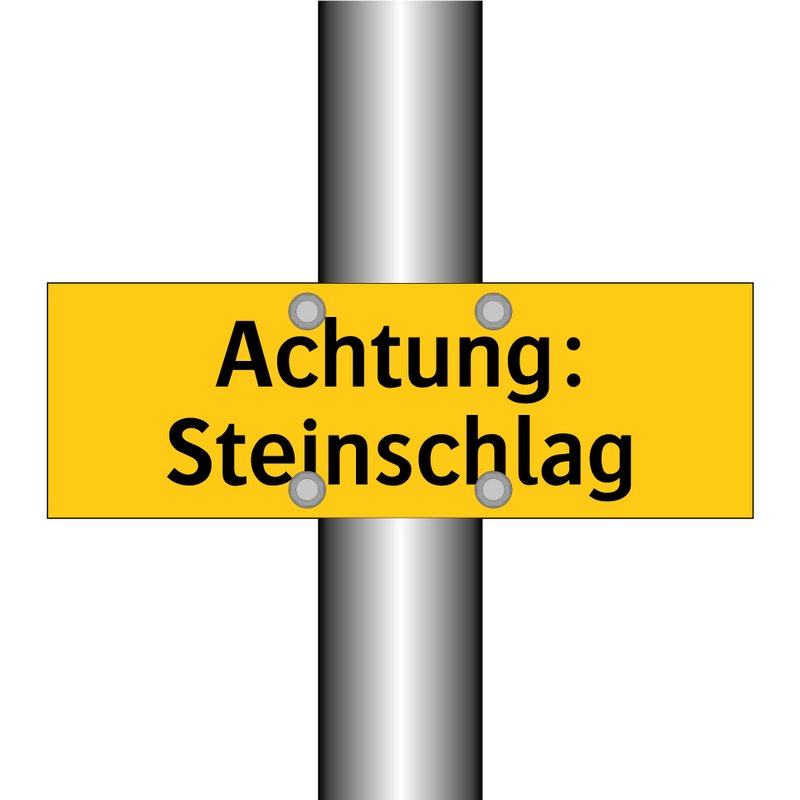 Achtung: Steinschlag