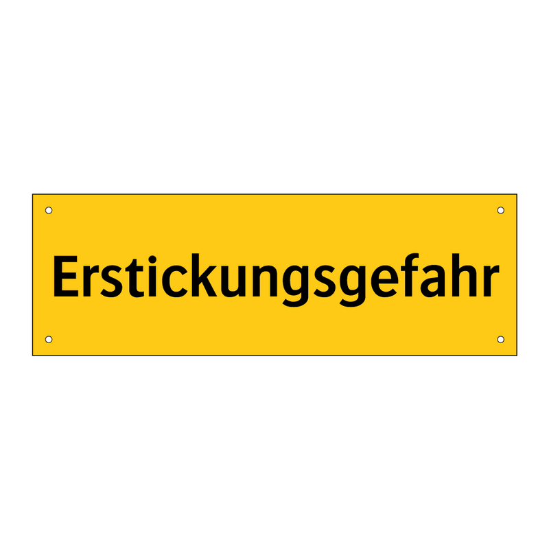 Erstickungsgefahr