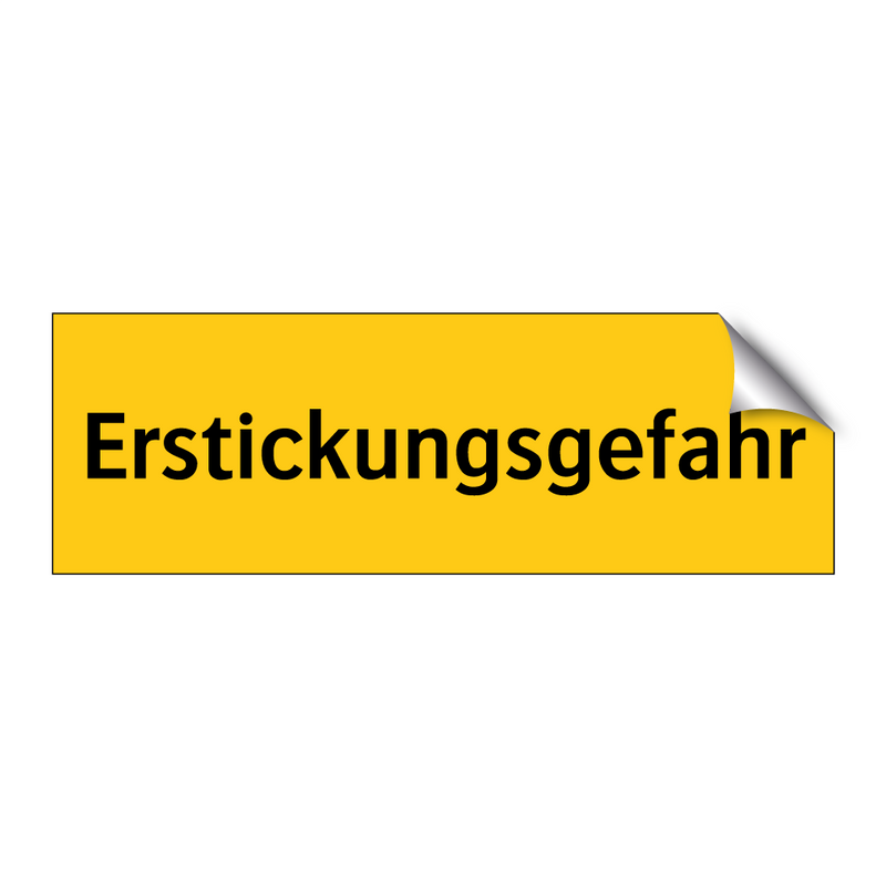 Erstickungsgefahr