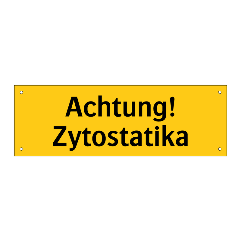 Achtung! Zytostatika