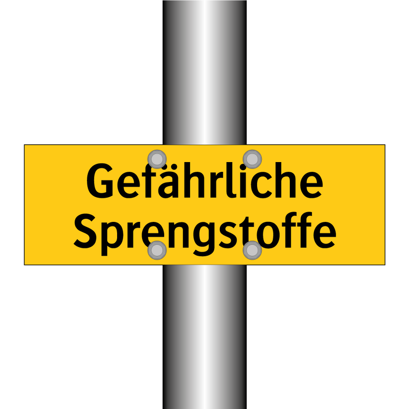 Gefährliche Sprengstoffe