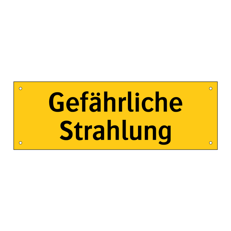 Gefährliche Strahlung