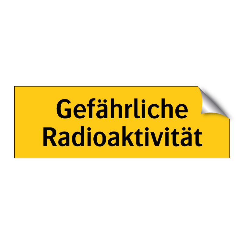 Gefährliche Radioaktivität