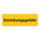 Ertrinkungsgefahr