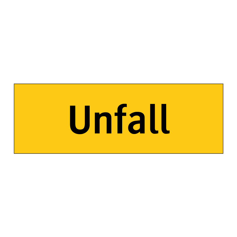 Kauf Unfall schild | SignOnline | DE-W113