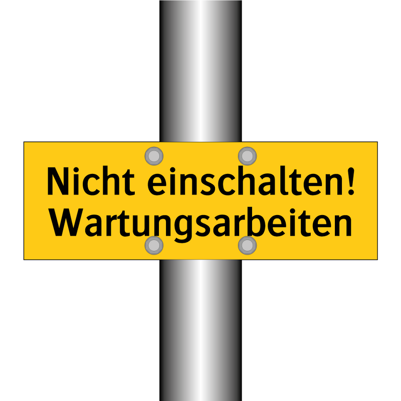 Nicht einschalten! Wartungsarbeiten