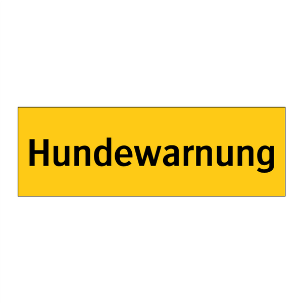 Hundewarnung