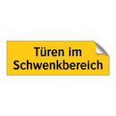 Türen im Schwenkbereich