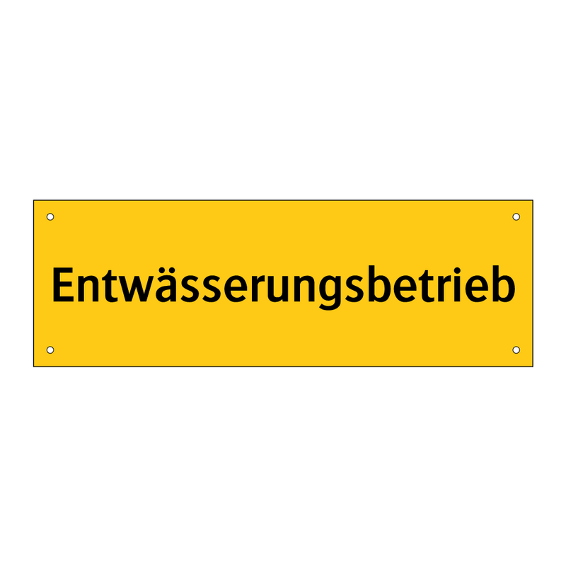 Entwässerungsbetrieb