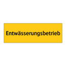 Entwässerungsbetrieb