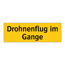 Drohnenflug im Gange