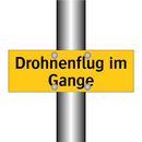 Drohnenflug im Gange