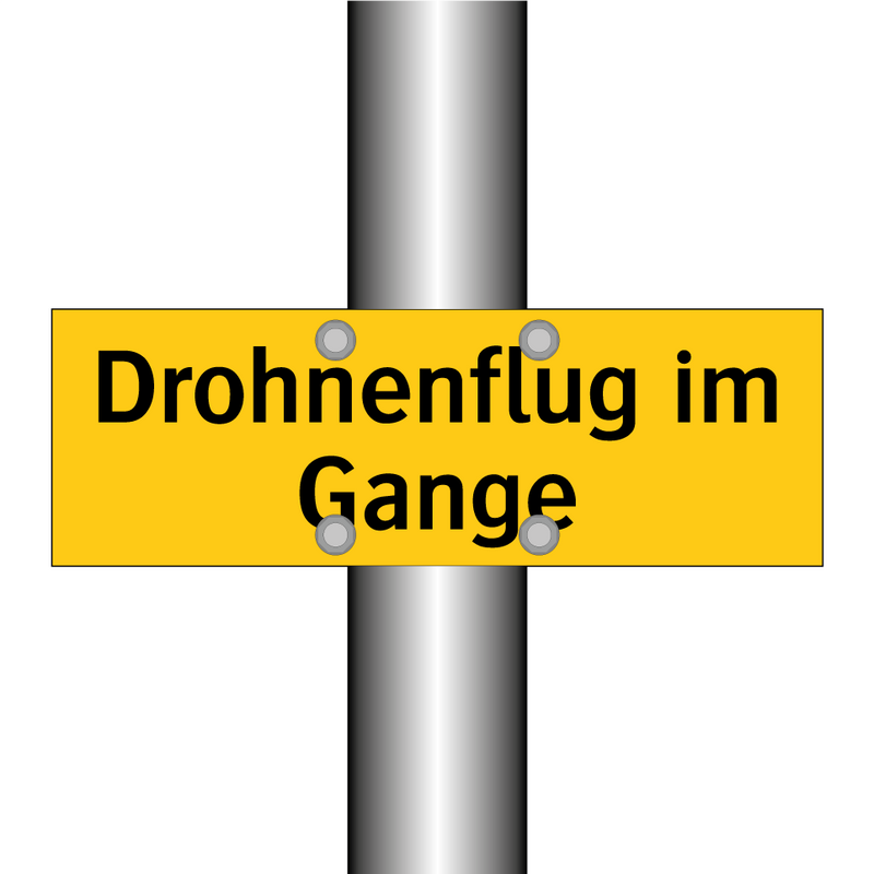 Drohnenflug im Gange