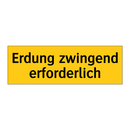 Erdung zwingend erforderlich