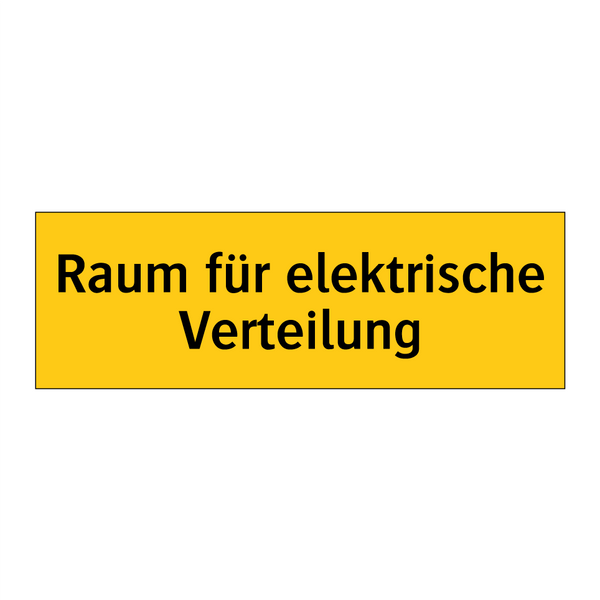 Raum für elektrische Verteilung