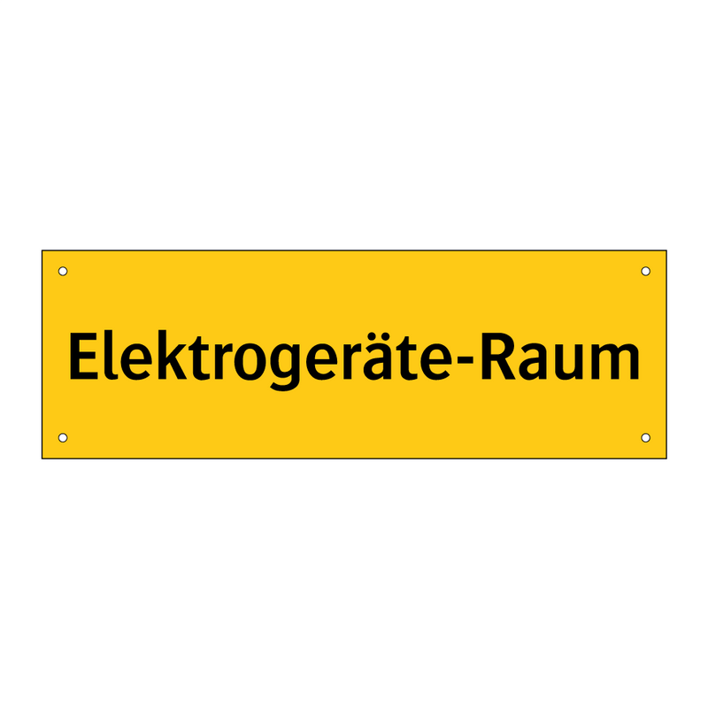 Elektrogeräte-Raum