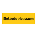 Elektrobetriebsraum