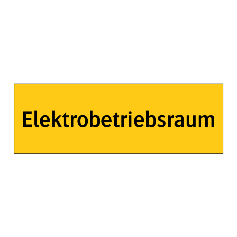 Elektrobetriebsraum