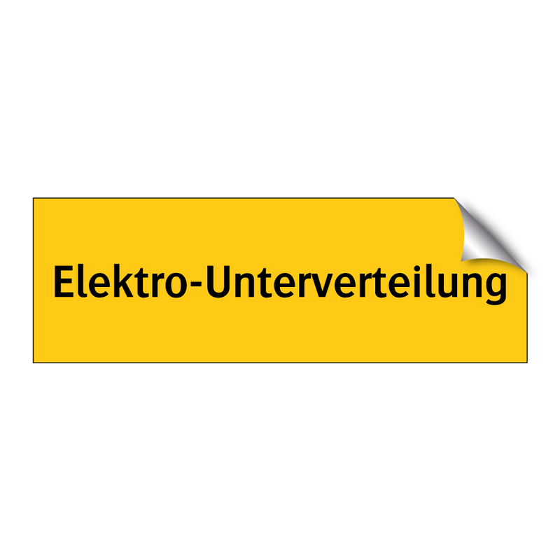 Elektro-Unterverteilung
