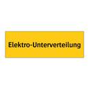 Elektro-Unterverteilung