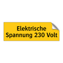 Elektrische Spannung 230 Volt