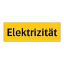 Elektrizität