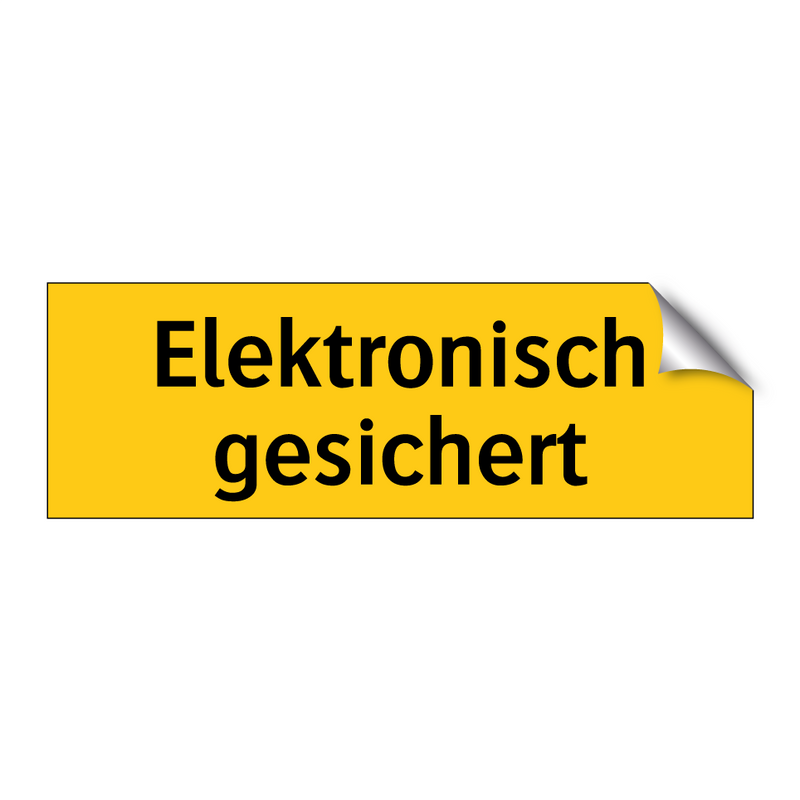 Elektronisch gesichert