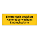 Elektronisch gesichert Kameraüberwachung Einbruchsalarm