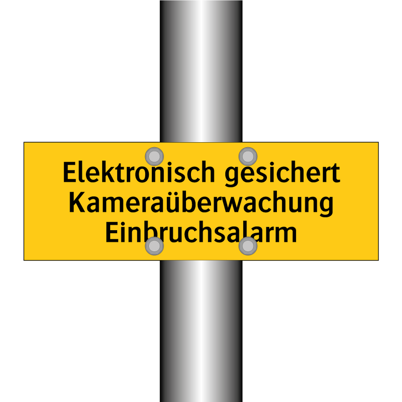 Elektronisch gesichert Kameraüberwachung Einbruchsalarm