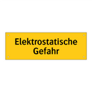 Elektrostatische Gefahr