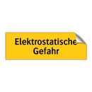 Elektrostatische Gefahr
