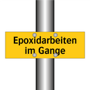 Epoxidarbeiten im Gange