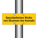 Epoxidarbeiten Risiko von Ekzemen bei Kontakt