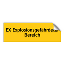 EX Explosionsgefährdeter Bereich