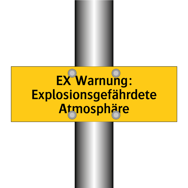 EX Warnung: Explosionsgefährdete Atmosphäre